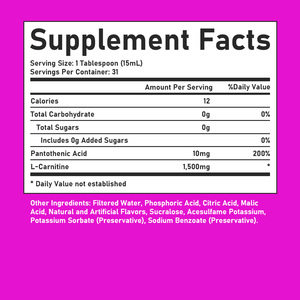 L-Carnitine Liquide Oral à Vendre : Complément Alimentaire avec Acide Pantothénique pour Améliorer la Récupération et Stimuler la <span class=keywords><strong>Motivation</strong></span> - Product Image 6
