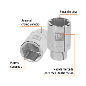 Clé à douille longue BOX 3 de 1-9/16 po, 6 pans, entraînement 3/4 po, TRUPER - Product Image 2