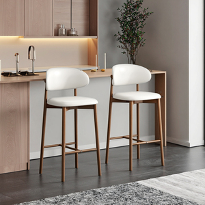Taburete de Bar alto de diseño moderno para uso doméstico Silla alta simple con respaldo para <span class=keywords><strong>Island</strong></span> Bar - Product Image 4