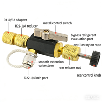 Alat Pelepas Inti Katup yang Ditingkatkan 1/4" dan 5/16" Mega Flow Vacuum-Rated 20 Mikron Aksesoris Alat HVAC