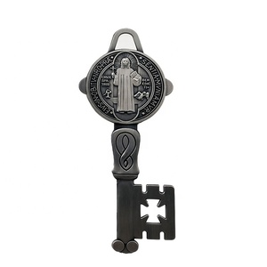 주문 고대 금속 성모 마리아 <span class=keywords><strong>St</strong></span> 베네딕트 십자가 가톨릭 종교적인 메달 - Product Image 1