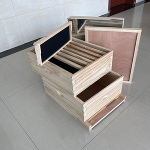 Nuevos marcos y cajas de madera para colmenas de apicultura para uso en granjas apícolas - Product Image 4