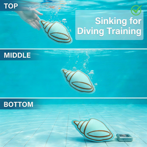 Jouets de plongée en néoprène pour enfants - Jeu de récupération sous-marine à motif coquillage souple pour l'entraînement à la natation et les cours de plongée - Product Image 2