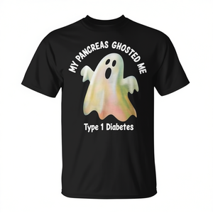 Camiseta con estampado de mi pancreas que me ha estado siguiendo, diabetes tipo 1, regalo de Halloween para niños - Product Image 2