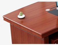Bureau de direction en bois massif, design de table pour PDG, directeur général, grand patron