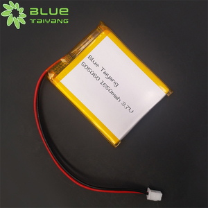 כחול Taiyang 505060 ליתיום יון פולימר 1600mah <span class=keywords><strong>lipo</strong></span> הסוללה <span class=keywords><strong>3.7v</strong></span> <span class=keywords><strong>1650mah</strong></span> li יון - Product Image 1
