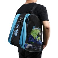 Sac à dos pour patins à roulettes, sac pour patins en ligne, porte-casque, nylon ventilé multifonctionnel 30-40L pour enfants et adultes