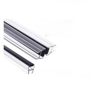 Bande d'étanchéité moderne pour salle de bain avec adhésif magnétique pour portes coulissantes, joint durable anti-fuite, garantie 5 ans - Product Image 1