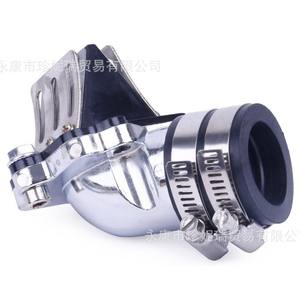 ท่อไอดีแบบดัดแปลง Jog50 อะลูมิเนียมขัดเงา สำหรับเชื่อมต่อคาร์บูเรเตอร์สกู๊ตเตอร์ ชิ้นส่วนทดแทนด้านบน - Product Image 5