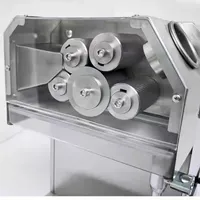 Presse-canne à sucre commerciale à 5 rouleaux en acier inoxydable 220 V, machine d'extraction de jus brevetée, presse-canne à sucre professionnelle