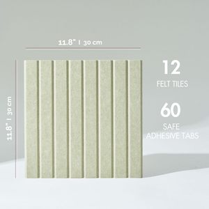 Pannelli Acustici Decorativi in Stile Nordico per Case e Uffici Moderni con Installazione Autoadesiva Senza Soluzione di Continuità - Product Image 4