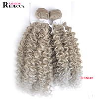 Rebecca Fashion Cheveux synthétiques de haute qualité Paquets de cheveux synthétiques populaires Vente à chaud