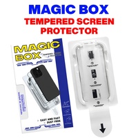 Protecteur d'écran en verre trempé de haute qualité 9H 3D Radius anti-poussière ESD Compatible pour iPhone 16 17 Pro Small Magic Box