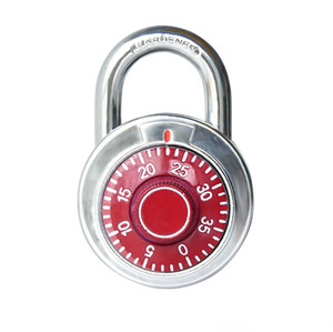 Rarlux 3-Dial Zinc Alloy Padlock Security digital padlock Shackle Round Combination Padlock