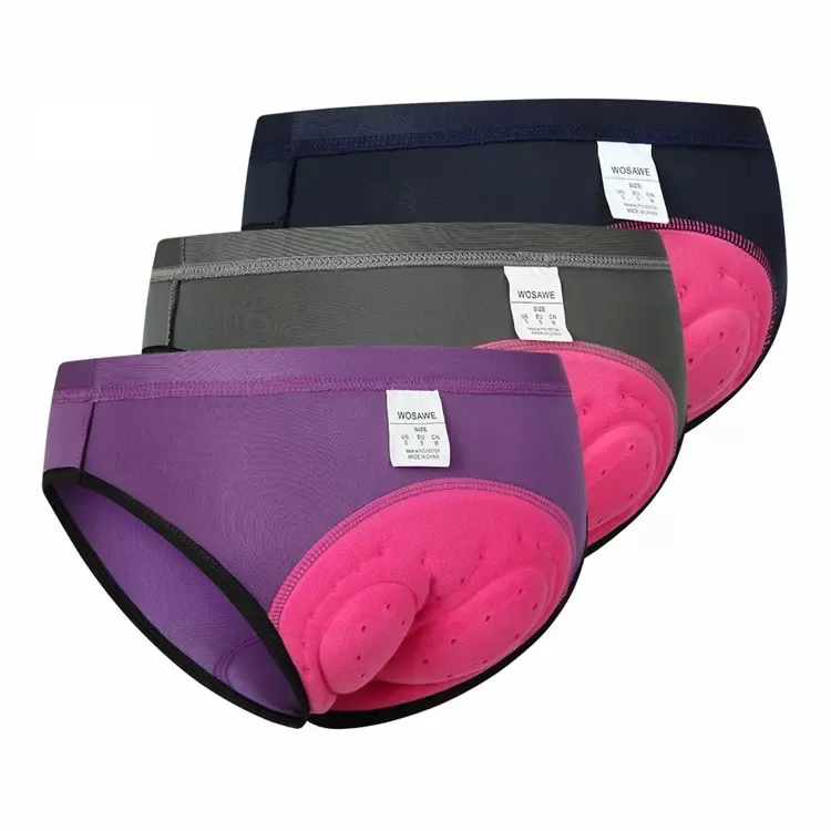 3D Padded Cycling Sports Bicycle Underwears Stretch Shorts Pants for Women