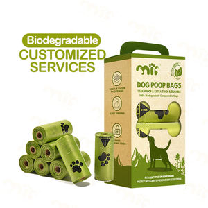 Sacs à déjections pour animaux de compagnie biodégradables, écologiques, personnalisables, vente en gros d'usine, livraison gratuite - Product Image 1
