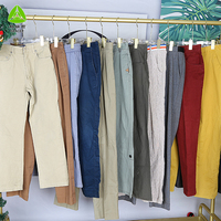 Pantalones de Algodón para Hombre Estilo Africano Gracer A16, Fardos de Exportación de 45kg-100kg, Ropa Usada de Guangdong