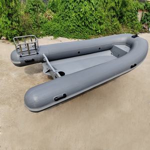 Bateau pneumatique RIB en fibre <span class=keywords><strong>de</strong></span> verre <span class=keywords><strong>de</strong></span> 3,9 m, coque inférieure en alliage d'aluminium-magnésium, construction en caoutchouc, armure épaissie, conception à fond rigide - Product Image 3