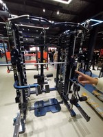 Entraîneur fonctionnel multi-gym avec Smith Machine ( Iron Weight Stack ) Triple Side pour équipement de gymnastique commercial Crossover Cable
