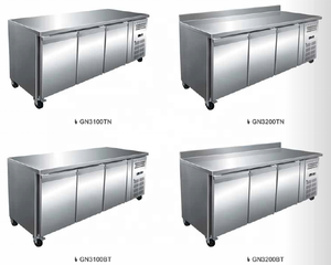 Réfrigérateur alimentaire, Table de Restaurant Commercial, pour Bar à salade, comptoir de salade, refroidisseur, gn3100nt - Product Image 3