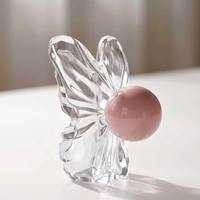 Flacon de parfum de luxe élégant de 85 ml, rose poudré, avec bouchon sphérique, échantillon gratuit, carton pour remplissage de parfum d'ambiance et cadeaux