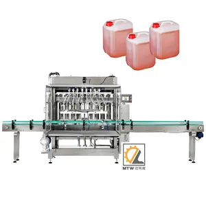 Автоматический Поршневой моющий аппарат с сервоприводом от китайского производителя MTW, машина для розлива жидкости и охлаждающей жидкости для автомобиля