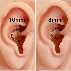 Boucles d'oreilles et anneaux de nez en acier inoxydable en forme de goutte d'eau, couleur or, bijoux de piercing pour cadeau, accessoire de mode - Product Image 4
