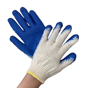 Gants de travail enduits de latex vietnamiens de haute qualité en latex naturel trempant la coquille de coton anti-coupure anti-dérapant vente chaude - Product Image 4