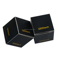 Boîte cadeau pliable en carton en forme de carte, personnalisable avec logo et impression, pour huiles essentielles (5ml, 1ml)