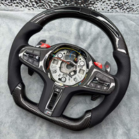 Volant personnalisé en fibre de carbone pour BMW G30 G31 G32 X3 G01 G82 G42 G20 M5 X4 G02 M2 G87 M3 G80 M4 F90 G11 M avec LED