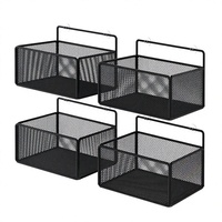Étagère murale métallique pour dortoir, rangement de chevet, organisateur mural sans perçage pour lits superposés, panier suspendu pratique