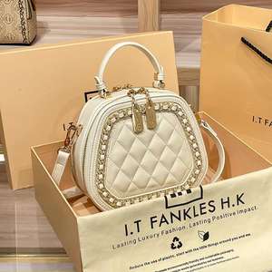 2025 luxe Loumixer Mini <span class=keywords><strong>sac</strong></span> à bandoulière pour dames Durable léger Portable avec fermeture à glissière pliable <span class=keywords><strong>sac</strong></span> à <span class=keywords><strong>main</strong></span> à bandoulière - Product Image 1