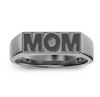 Milskye Romantischer Schmuck Smart Fashion 18k Gold 925 Silber Mutter-Ring Hot Pink Go Emaille-Ringe für Frauen