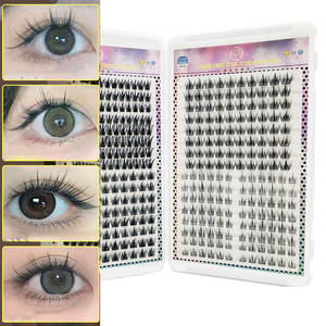 ขนตาปลอมสำหรับต่อขนตาส่วนบุคคลแบบทำมือกระจุกขนตาปลอมกลุ่มสไปกี้ - Product Image 4