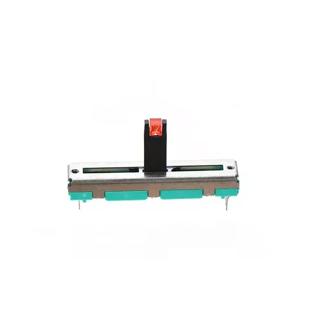 30mm Slide Type Potentiometer With Led B10k Carbon Stereo Slide Mixer Faders Potentiometer Backlit Linear Trimmer Potentiometer