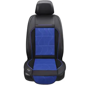 Electric Car Cooling Seats 3 Fans Leather Breathable Air Mesh Fabric 12v Health Lumbar Massage Pad Universal Car Seat Cushion