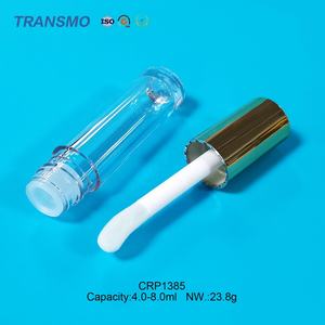 Tube de gloss miniature en or recyclable, tube de correcteur liquide personnalisable, tube de gloss vide doré de 4 ml - Product Image 4