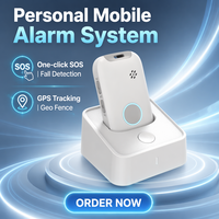 Pulsante Salvavidas para Personas Mayores con GPS, Alarma de Caída para Personas Mayores, Pulsera SOS, Dispositivo de Atención Médica Remota 4G, Alarma SOS