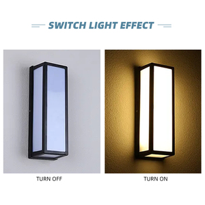Top Fashion Stick in Door Lamp Éclairage étanche Yard Street avec détecteur de mouvement Led <span class=keywords><strong>Night</strong></span> Wall Light - Product Image 2