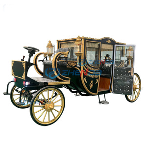 Carruaje de Caballos Personalizado para Bodas, Vagoneta Turística, Carruaje Real Eléctrico de Caballos en Venta - Product Image 1