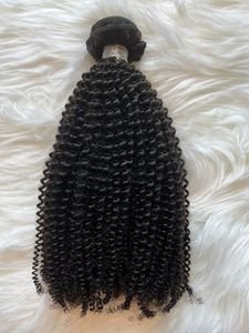 <span class=keywords><strong>Alano</strong></span> Factory Color Natural 4C Afro Kinky Curly Extension Kinky Curly Bulk Cabello humano 100% Virgin Wavy Bundle - Product Image 5