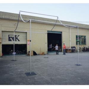 Adjustable Silver Aluminum <b>Backdrop</b> <b>Stand</b> Pipe and Drape for Wedding & Trade Show Design - Product Image 3