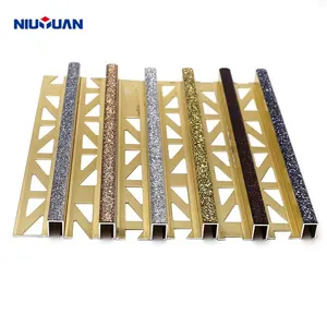 Glitter Decoration Edge Corner Aluminum Tile Trim Profile