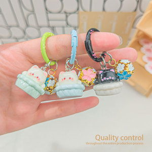 तीन आयामी केचेन प्यारा केचेन प्यारा कार्टून लटका गहने लड़कियों छात्र स्कूल बैग पेंडेंट छोटे मिश्र धातु प्लास्टिक उपहार बनाया गया - Product Image 6