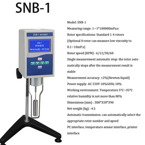 Viskometer NDJ-5S NDJ-8S động động cơ dầu Tester bị đo độ nhớt máy kiểm tra độ nhớt dầu nhớt Meter - Product Image 5