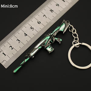 Porte-clés en métal Valorant Fusil Jeux informatiques Jouets Modèle de pistolet Pendentif Accessoires <span class=keywords><strong>Reaver</strong></span> Vandel Valorant - Product Image 5