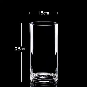 <strong>Small</strong> Tall Acrylic Clear Taper Hurricane Flower <strong>Vase</strong> for Wedding Decoration &amp; Supplies Table Centerpiece - Product Image 6