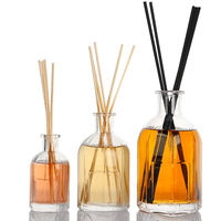 Diffuseur de parfum d'ambiance pour la maison, flacon en verre vide de 250 ml, 500 ml, 1000 ml, 8 oz, avec bouchon et emballage