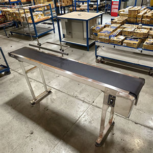 <span class=keywords><strong>CE</strong></span> hız ayarlanabilir paslanmaz çelik çerçeve PVC bant konveyör için yiyecek kutusu paket sanayi otomatik konveyör bant sistemi fiyat - Product Image 4