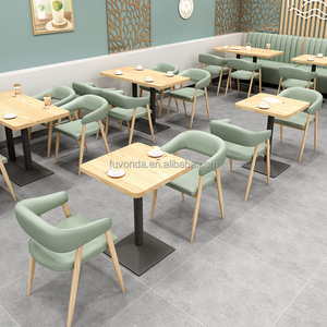 <span class=keywords><strong>Café</strong></span> banc sièges restauration rapide Restaurant Tables et chaises ensembles <span class=keywords><strong>Café</strong></span> Mobilier thé à bulles cabines canapé et chaises - Product Image 5